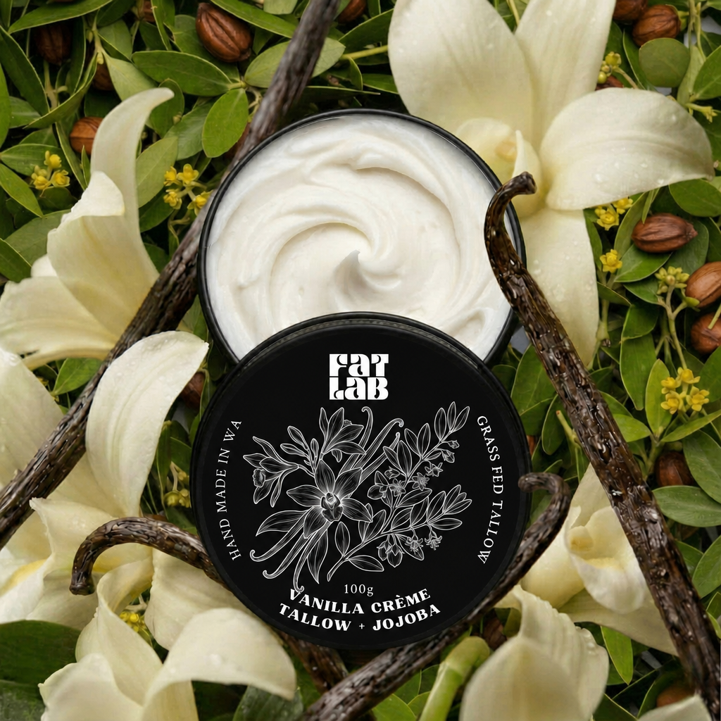 Vanilla Crème Tallow + Jojoba: 3 Month Supply Bundle (25% Off + Free Pure Tallow Glow 40g Jar)