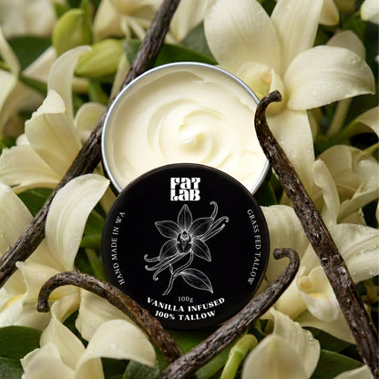 Vanilla Infused 100% Beef Tallow Moisturiser